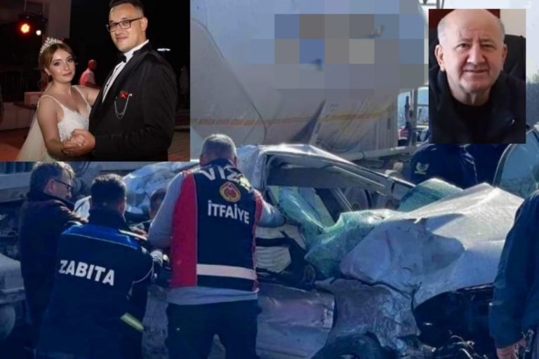 FECİ KAZA: OTOMOBİL TIRLA ÇARPIŞTI! 3 ÖLÜ
