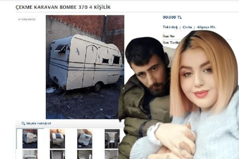 ÇALDIKLARI KARAVANI SATARKEN YAKALANDILAR