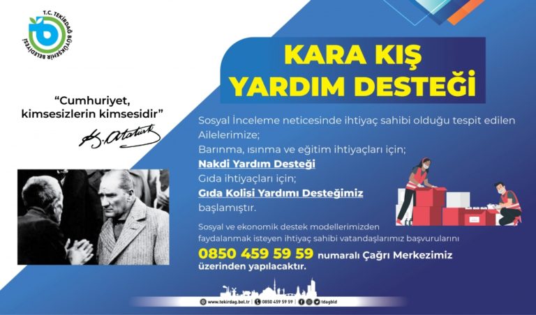 BÜYÜKŞEHİR `KARA KIŞ YARDIM DESTEĞİ’ İLE İHTİYAÇ SAHİPLERİNİN YANINDA