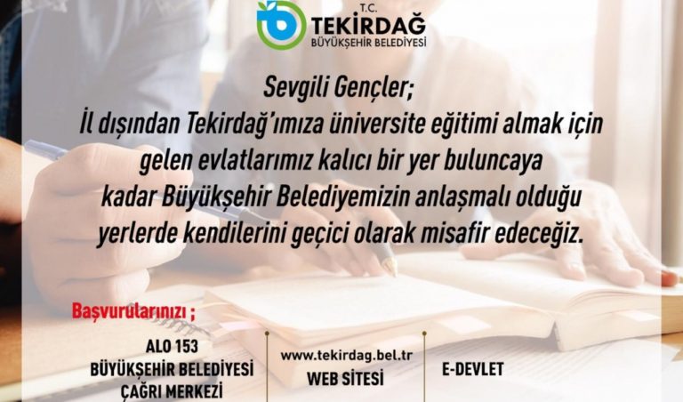 BÜYÜKŞEHİR ÖĞRENCİLERİN YANINDA