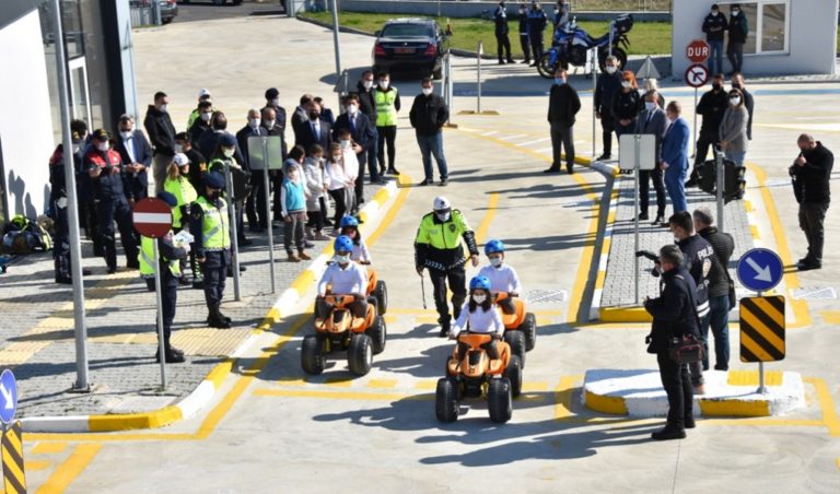 Çorlu Trafik Eğitim Parkında Öğrencilere Trafik Eğitimi Verildi