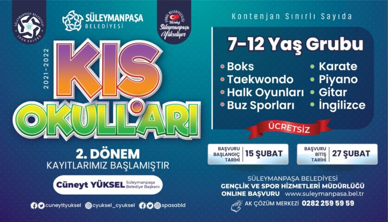 Kış Okulu ikinci dönem kayıtları başladı