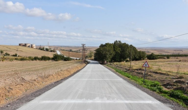 Marmaraereğlisi İlçesine Beton Yol Hizmeti