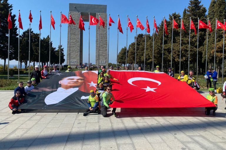 Çanakkale Tekirdağ’dan Başlar bisiklet turu düzenlendi