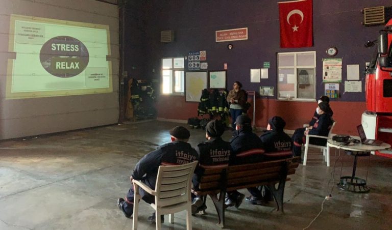 İTFAİYE PERSONELİNE STRES YÖNETİMİ VE PSİKOLOJİK DAYANIKLILIK EĞİTİMİ VERİLDİ