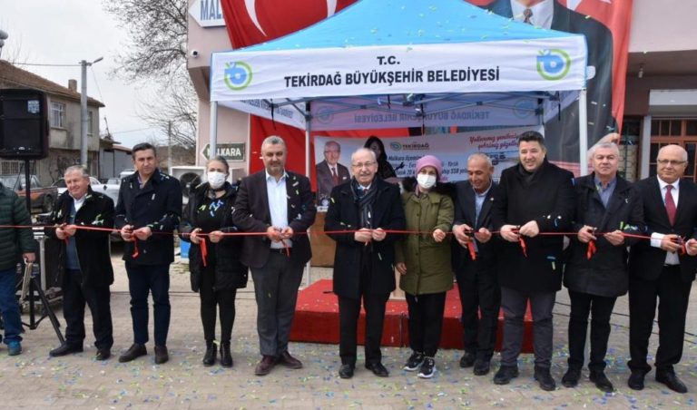 MALKARA İLÇESİ 20 KM’LİK BAĞLANTI YOLU TÖRENLE HİZMETE AÇILDI