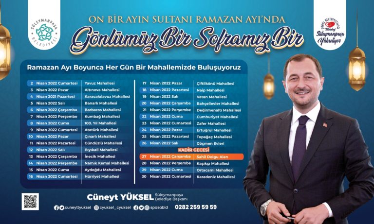 Ramazan ayının bereketi Gönül Sofraları ile yayılacak