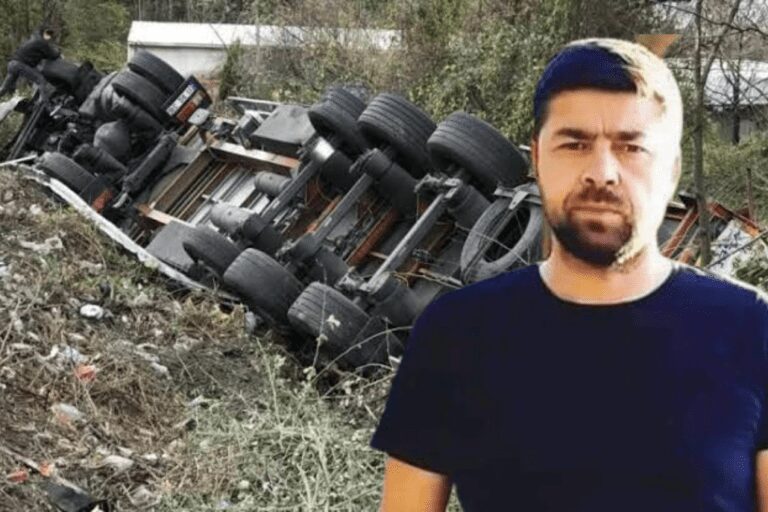 Devrilen TIR’ın Sürücüsü Öldü!