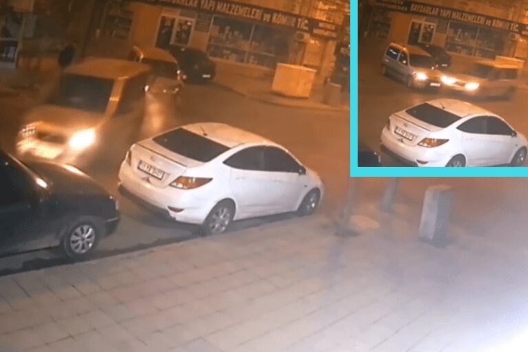 Alkollü Sürücü 4 Araca Çarptı: 1 Yaralı