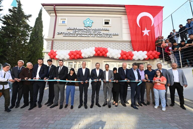 Çiftlikönü Şehit Gökçen Koşal Mahalle Konağı ve Spor Tesisleri açılış töreni gerçekleştirildi