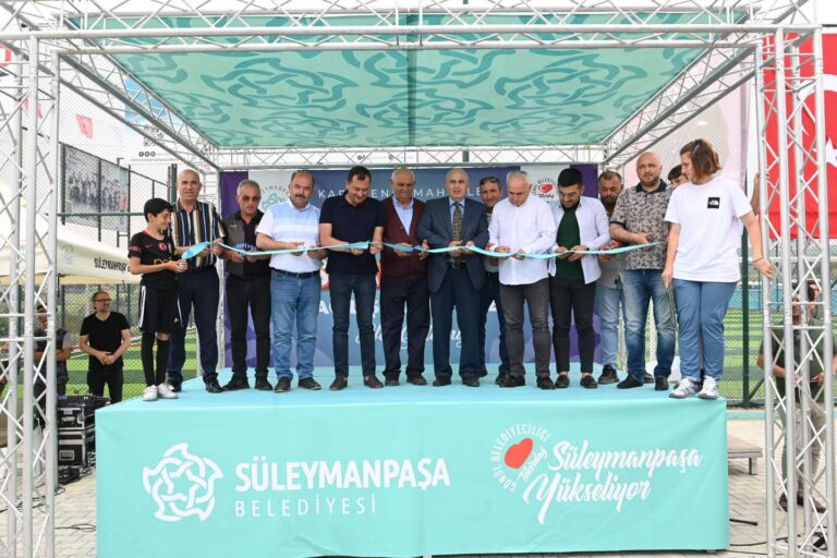 Kadir Çebi Spor Tesisleri törenle hizmete açıldı