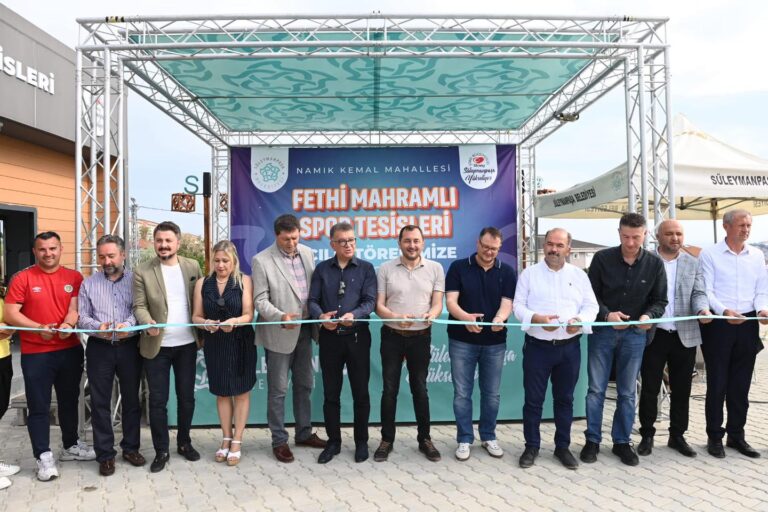 Süleymanpaşa bir spor tesisi daha kazandı