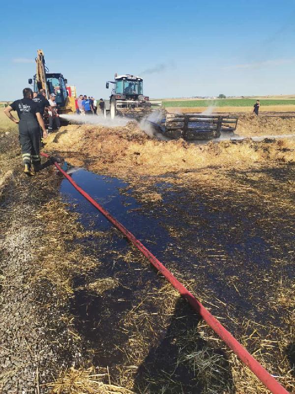 80 Dönüm Buğday Tarlası Yandı