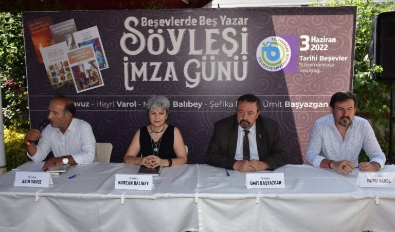 BEŞEVLER’DE BEŞ YAZAR SÖYLEŞİ İMZA GÜNÜ ETKİNLİĞİ DÜZENLEDİ