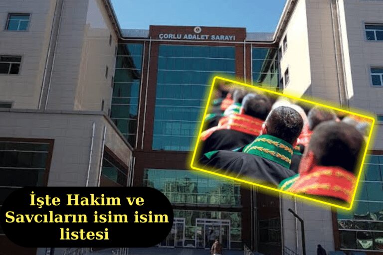 HSK Kararnamesi İle Çorlu’nun Hakim ve Savcıları Değişti