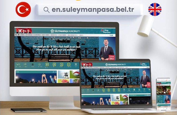 Süleymanpaşa Belediyesi internet portalı İngilizce yayına başladı