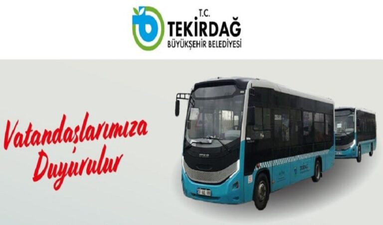 SÜLEYMANPAŞA-KUMBAĞ ARASI OTOBÜS SEFERLERİ BAŞLADI