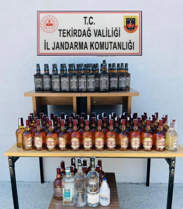 Araçta, 93 Şişe Kaçak İçki Ele Geçirildi