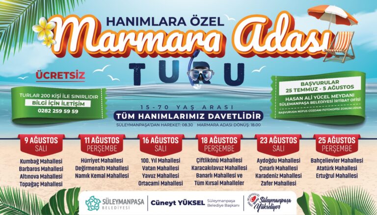 Hanımlar istedi Marmara Adası turu yeniden