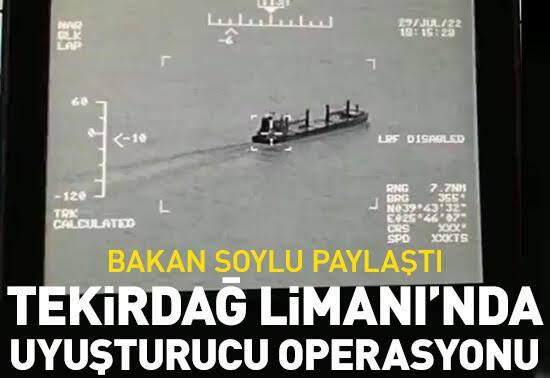 Tekirdağ Limanı’nda Uyuşturucu Operasyonu: 242 KG Uyuşturucu Yakalandı