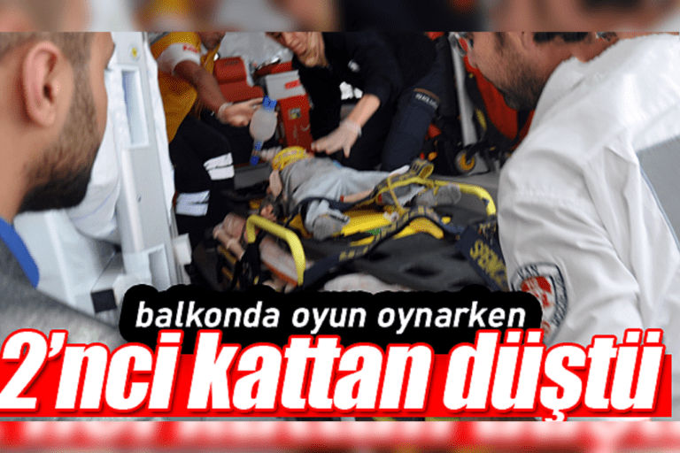 6 Yaşındaki Çocuk Balkondan Düştü!