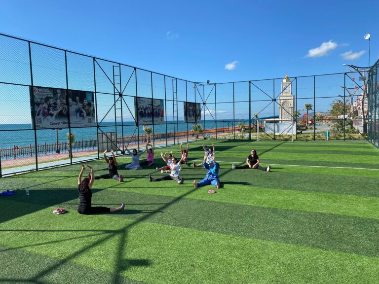 Süleymanpaşalı hanımlardan sabah sporuna büyük ilgi