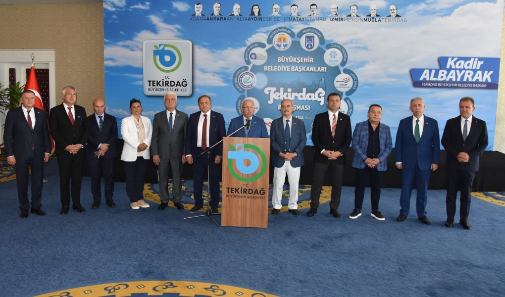 11 Büyükşehir Belediye Başkanı Tekirdağ Buluşması Sonuç Bildirgesi 11 Büyükşehir Belediye Başkanı Tekirdağ Buluşması Sonuç Bildirgesi