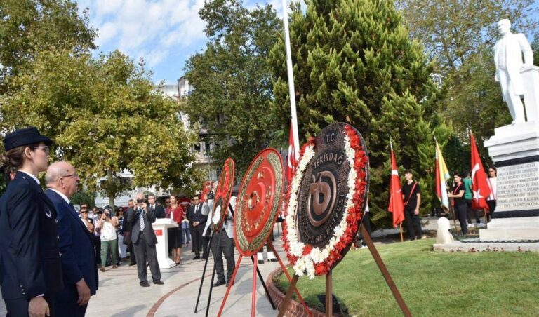 30 AĞUSTOS ZAFER BAYRAMI TEKİRDAĞ’DA COŞKU VE GURURLA KUTLANDI