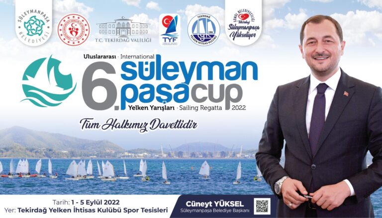 6. Süleymanpaşa Cup Yelken Yarışları başlıyor