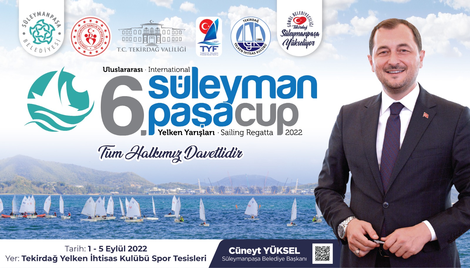 6. Süleymanpaşa Cup Yelken Yarışları başlıyor 6. Süleymanpaşa Cup Yelken Yarışları başlıyor