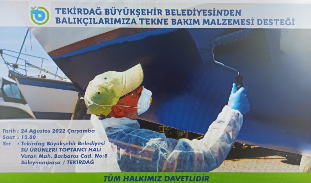 Büyükşehir Balıkçılara Destek Olmaya Devam Ediyor Büyükşehir Balıkçılara Destek Olmaya Devam Ediyor