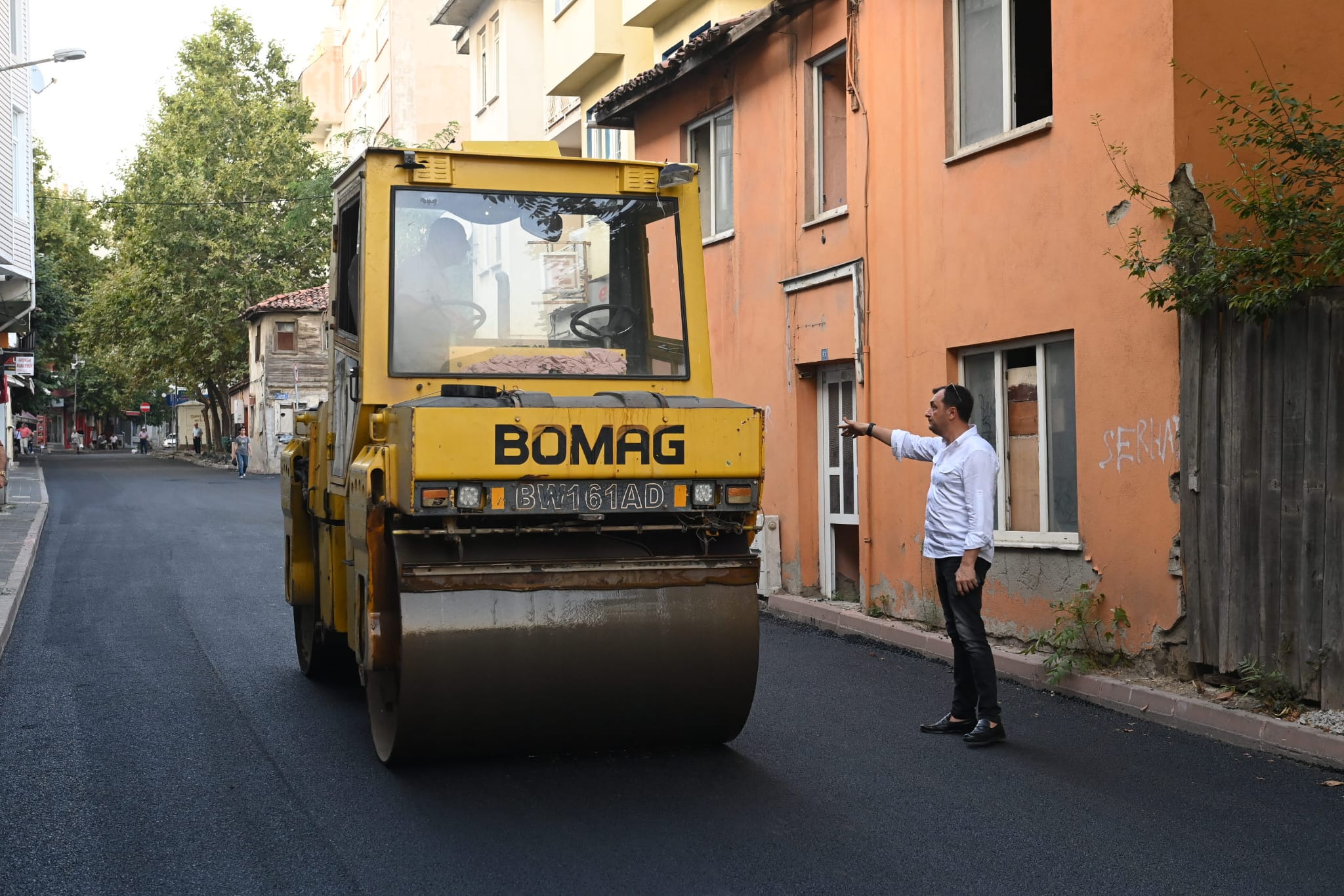 Peştamalcı Caddesi sil baştan yenilendi Peştamalcı Caddesi sil baştan yenilendi