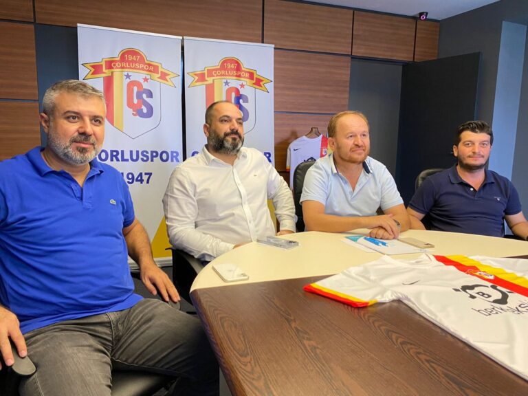 ÇORLUSPOR 1947 SPONSORLUK ANLAŞMASI YAPTI