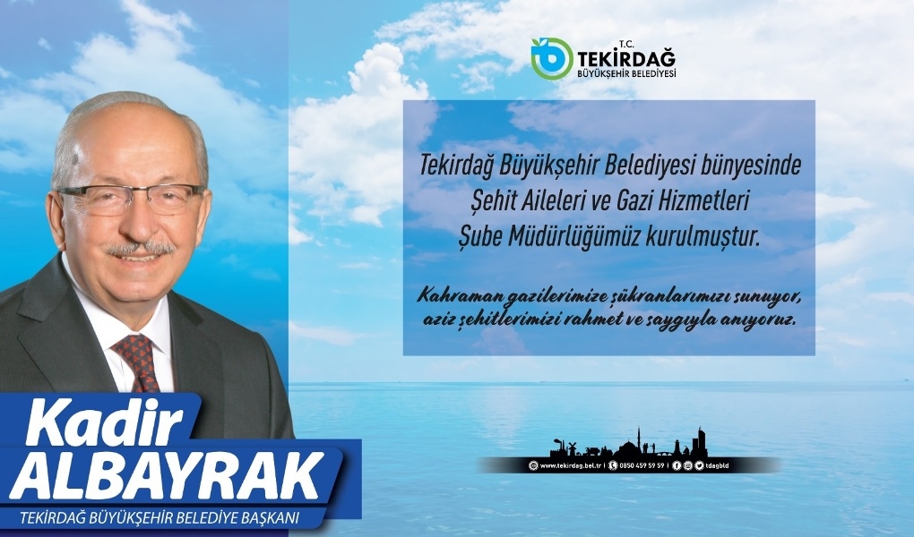 BÜYÜKŞEHİR BÜNYESİNDE ŞEHİT AİLELERİ VE GAZİ HİZMETLERİ ŞUBE MÜDÜRLÜĞÜ KURULDU BÜYÜKŞEHİR BÜNYESİNDE ŞEHİT AİLELERİ VE GAZİ HİZMETLERİ ŞUBE MÜDÜRLÜĞÜ KURULDU