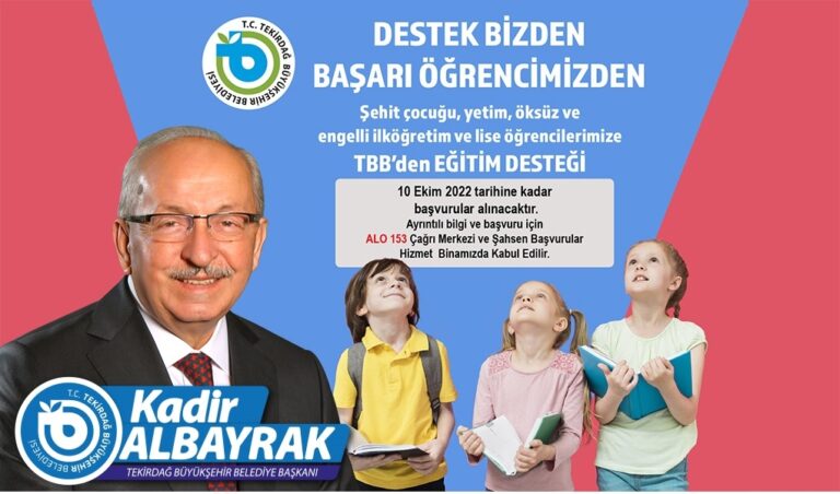 EĞİTİMDE DESTEK BÜYÜKŞEHİR BELEDİYESİNDEN, BAŞARI ÖĞRENCİLERDEN
