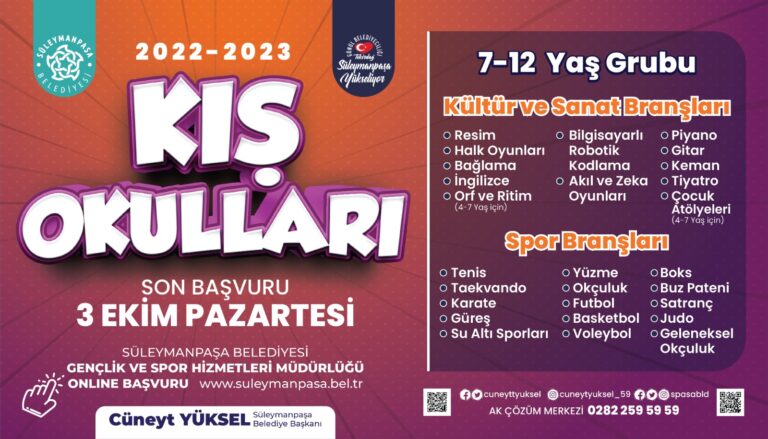 Kış Okulu yeni dönem kayıtları başladı