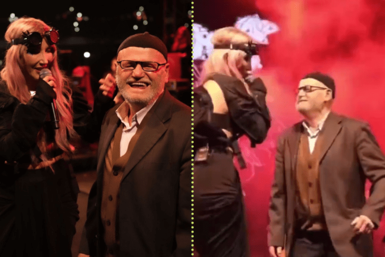 Yener’le Sahneye Çıkan Tekirdağlı Yaşlı Vatandaşın Dansı Viral Oldu