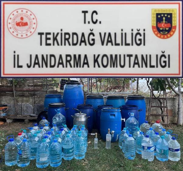 1 Ton Sahte Rakı Ele Geçirildi