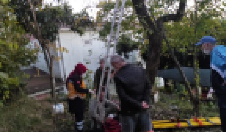 Ağaç Budarken 3 Metre Yükseklikten Düştü!