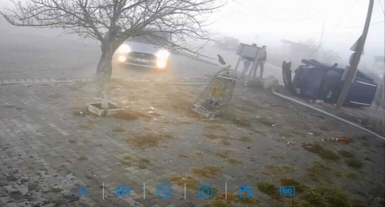 Otomobil Direğe Çarptı: 1 Yaralı!