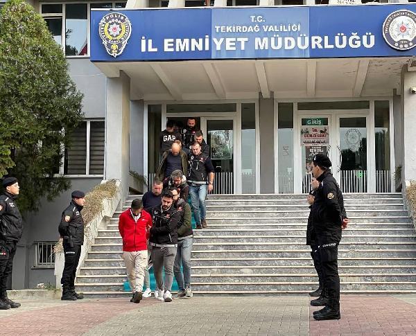 Tekirdağ’da uyuşturucu operasyonu: 10 gözaltı