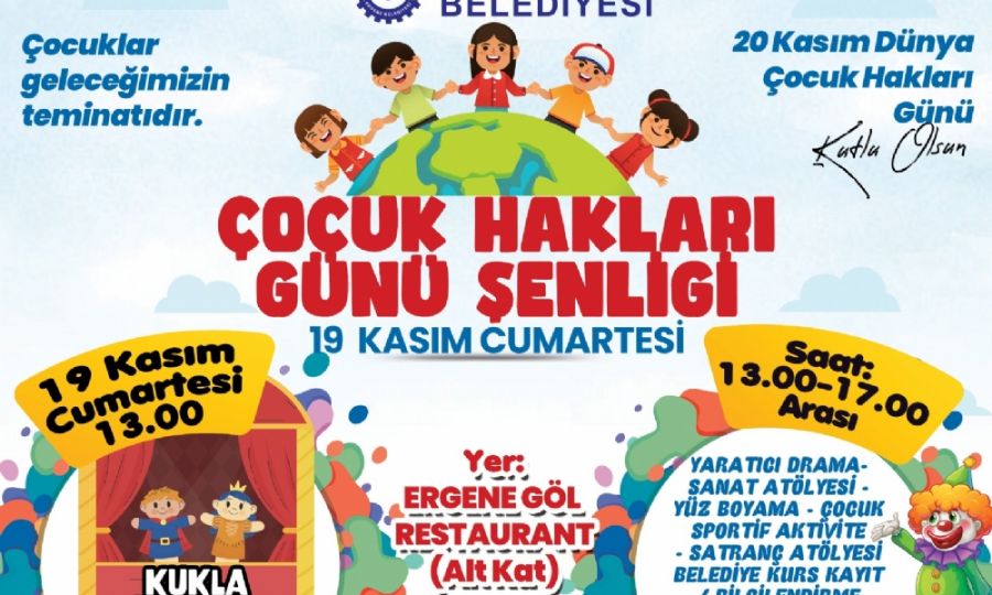 Ergene Belediyesi’nden çocuklara özel şenlik Ergene Belediyesi’nden çocuklara özel şenlik
