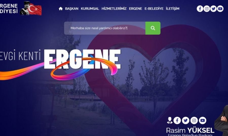 Ergene Belediyesinin Web Sitesi Yenilendi Ergene Belediyesinin Web Sitesi Yenilendi
