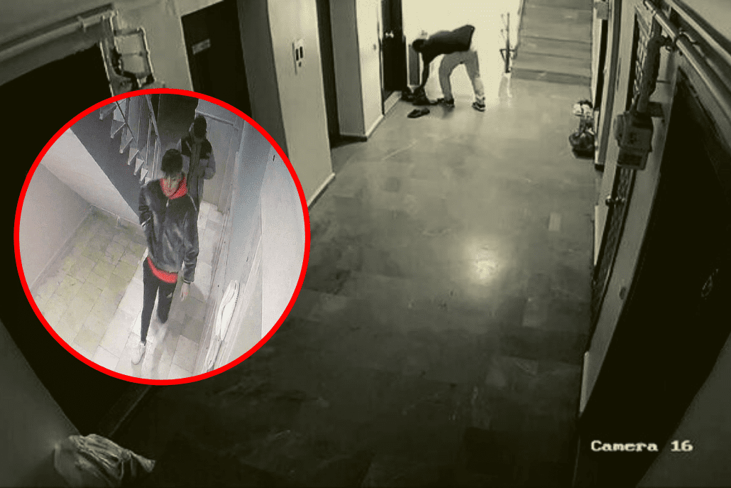 Ayakkabı Hırsızları Güvenlik Kamerasına Anbean Yakalandı!