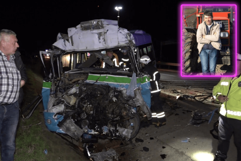 Minibüs Tıra Arkadan Çarptı: Sürücüsü Olay Yerinde Öldü!