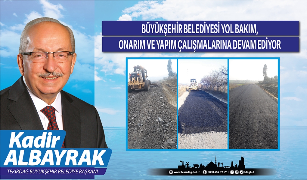 BÜYÜKŞEHİR BELEDİYESİ YOL BAKIM ONARIM VE YAPIM ÇALIŞMALARINA DEVAM EDİYOR BÜYÜKŞEHİR BELEDİYESİ YOL BAKIM ONARIM VE YAPIM ÇALIŞMALARINA DEVAM EDİYOR