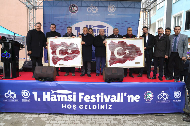 Çorlu 1. Hamsi Festivali´ne Yoğun İlgi