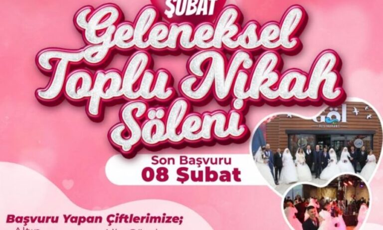 Ergene Belediyesi Geleneksel Toplu Nikah Şöleni Kayıtları Başladı
