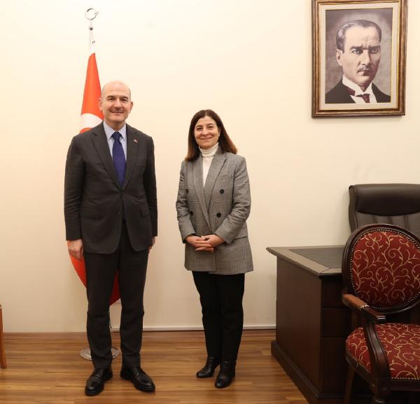 KEFEK Başkanı Aksal, İçişleri Bakanı Soylu’yu ziyaret etti
