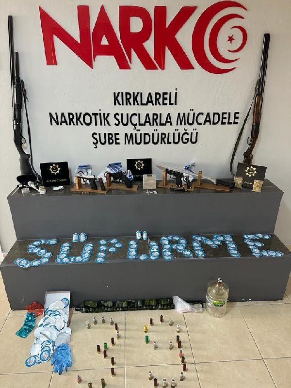 Kırklareli’de ‘uyuşturucu’ operasyonu; 28 gözaltı
